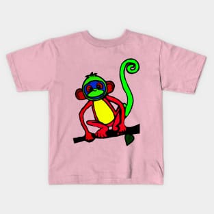 Colorful monkey Kids T-Shirt